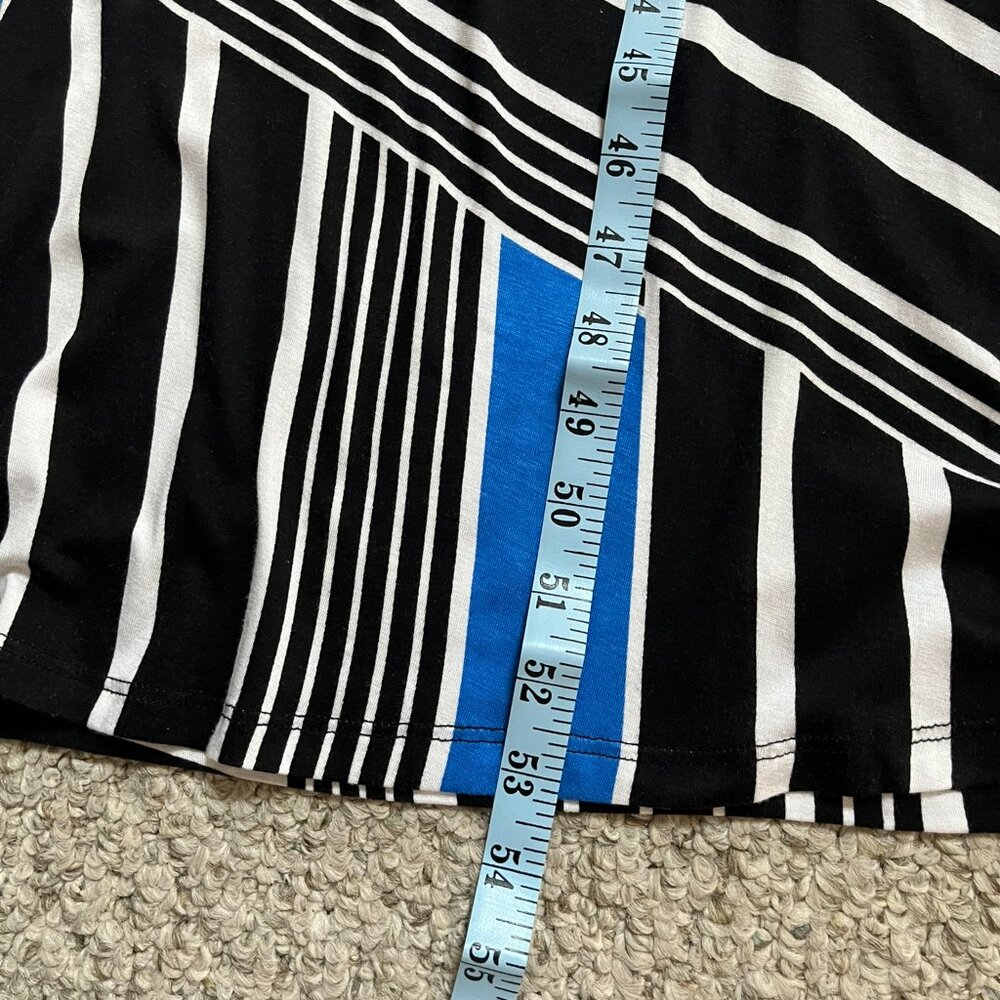 Calvin Klein Geometric Pattern Maxi Dress, Size 4 - Picture 11 of 12